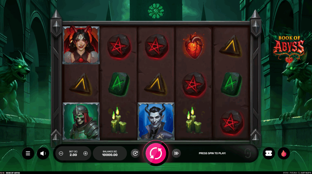 Book of Abyss Base Game Play