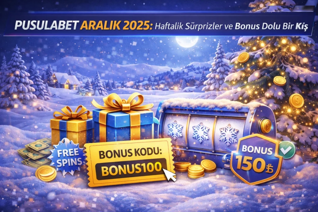 Pusulabet Giriş 2025 | Aralık Ayı Haftalık Bonus ve Freespin Fırsatları
