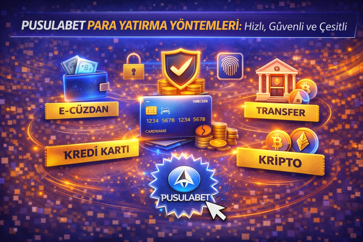 Pusulabet Para Yatırma Yöntemleri: Hızlı, Güvenli ve Çeşitli