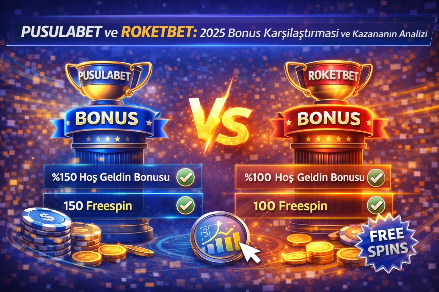 Pusulabet ve Roketbet: 2025 Bonus Karşılaştırması ve Kazananın Analizi