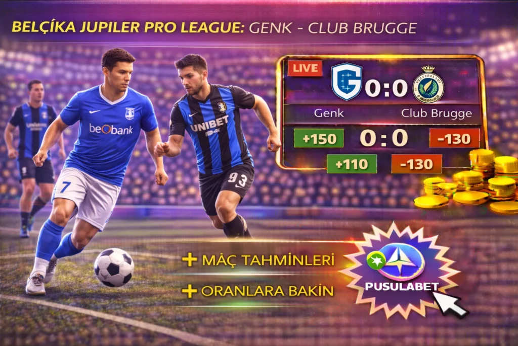 Genk Club Brugge Belcikada Zirve Savasi