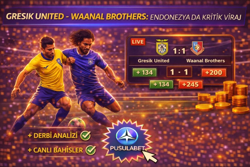 Gresik United Waanal Brothers Saha Avantaji Ve Taktik Savas
