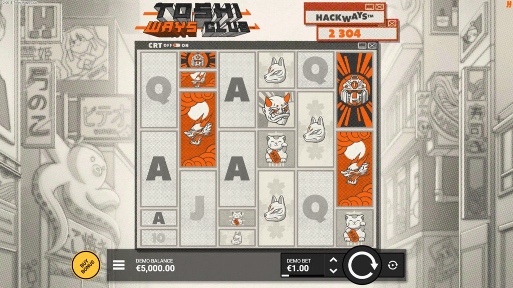 Toshi Ways Club Base Game Play